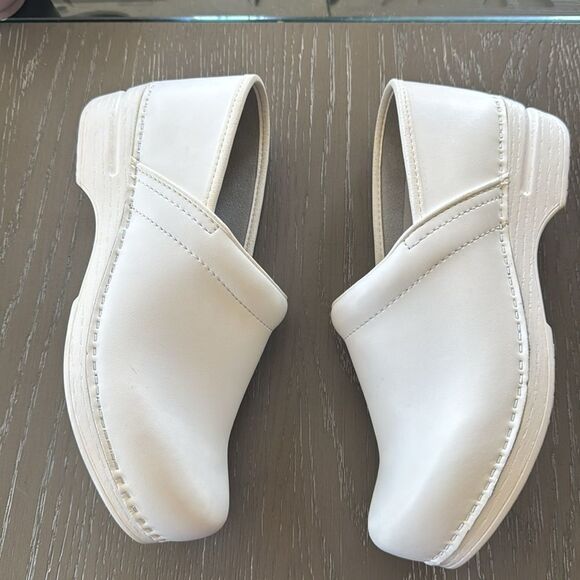 DANSKO XP Women's White Leather Professional Work Slip On Clog Shoes Size 42 EUC - Picture 10 of 13